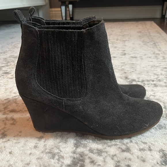 Dolce Vita Shoes - Dark Grey Suede Booties
